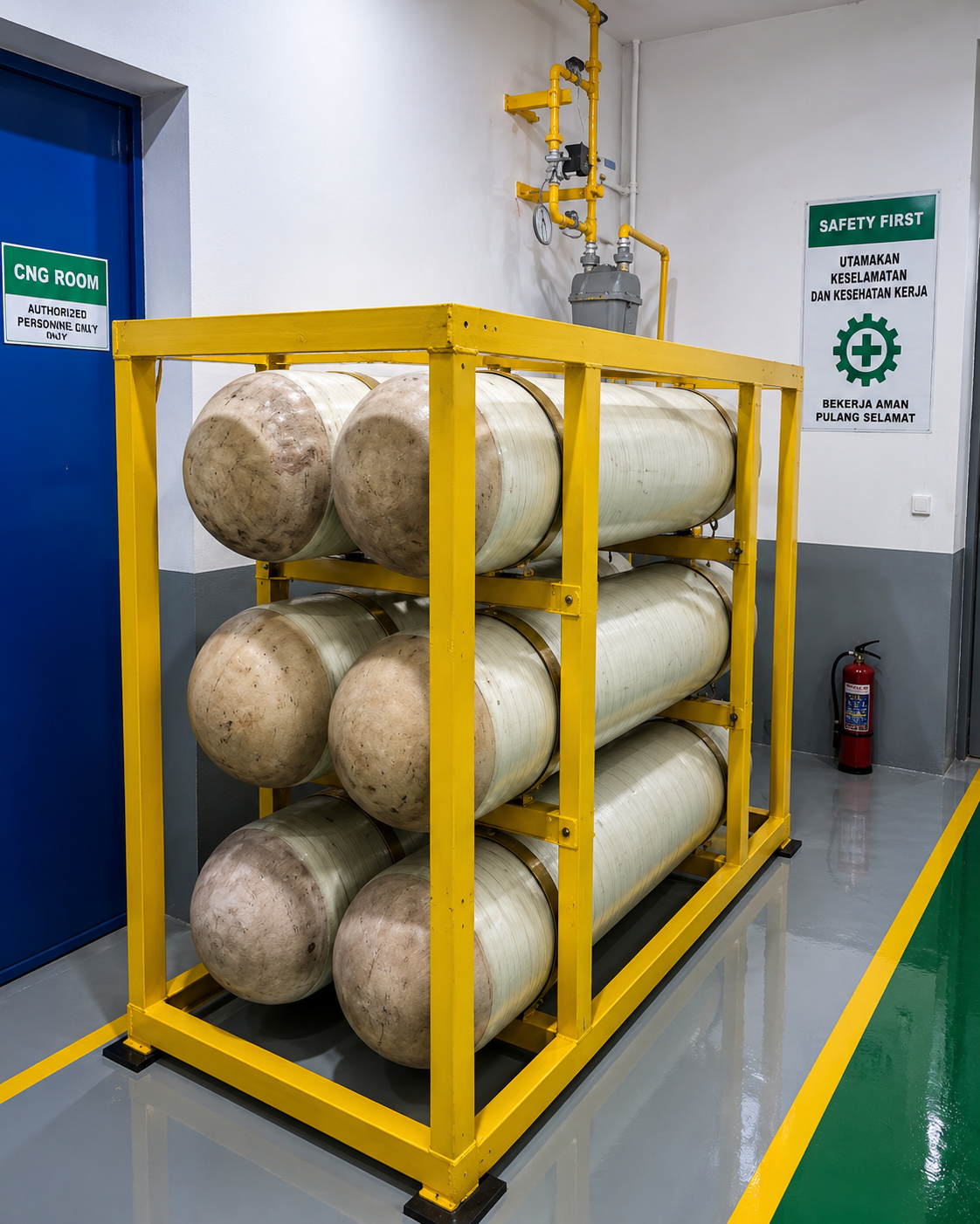 CNG Cradle Storage
